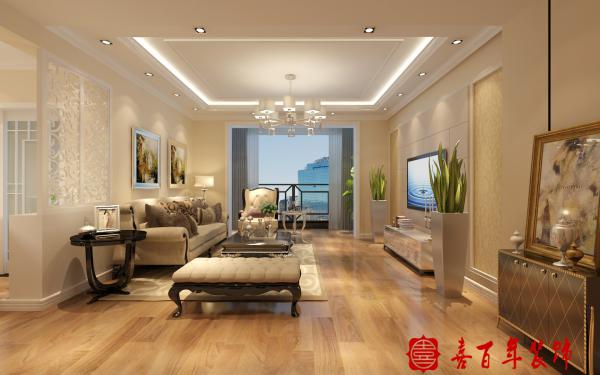 现代简欧无缝对接-新熙园 104m² 欧式