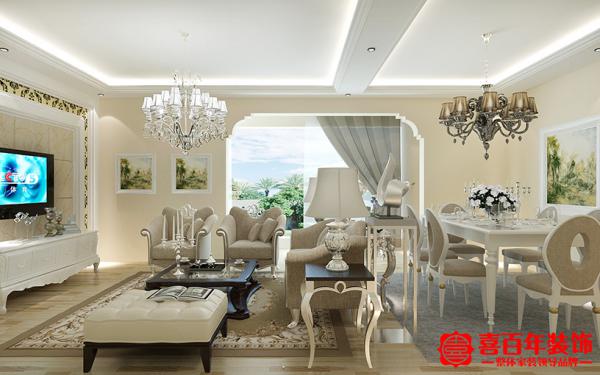 保利未来城市 简欧风格 104m² 欧式