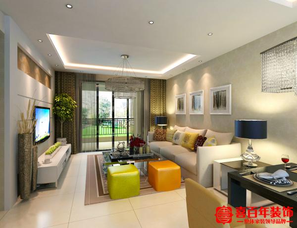 圣城华府 现代风格 99m² 现代