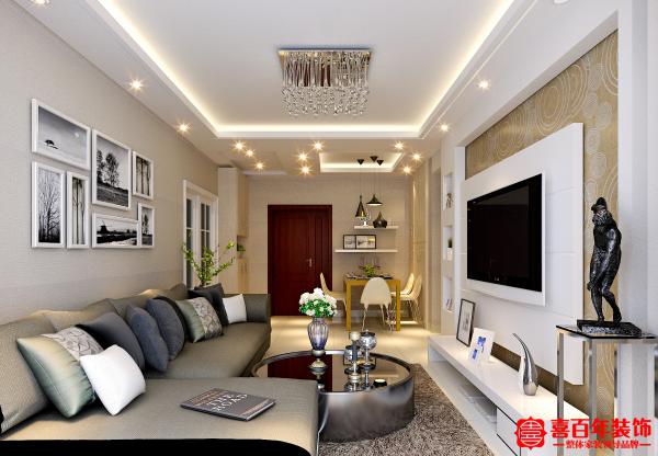 港湾国际 现代风格 两居室 78m² 现代